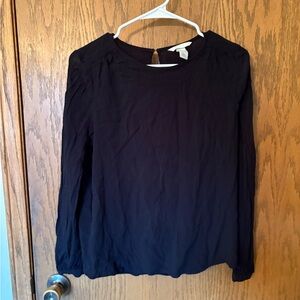 H&M Classic Black Blouse